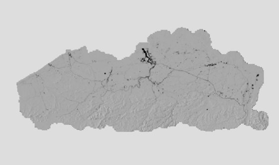 Relief LIDAR — Vlaanderen