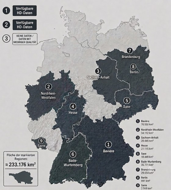 Relief LIDAR — Deutschland
