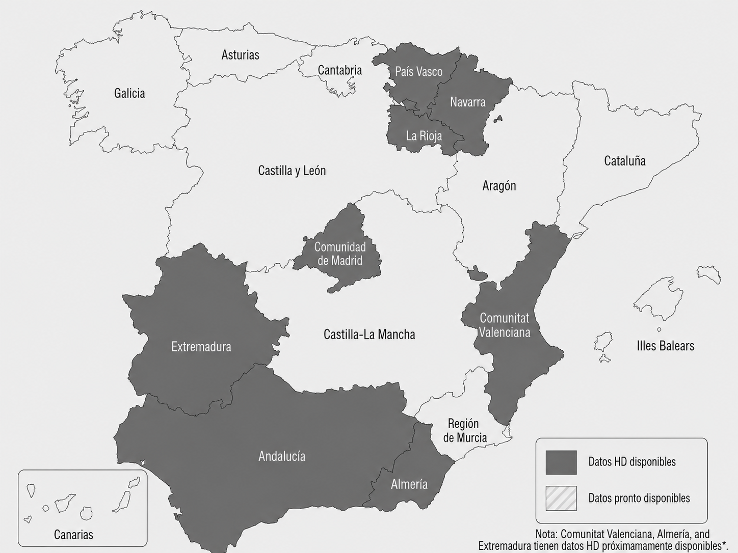 Relief LIDAR — España