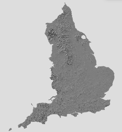 Relief LIDAR — England