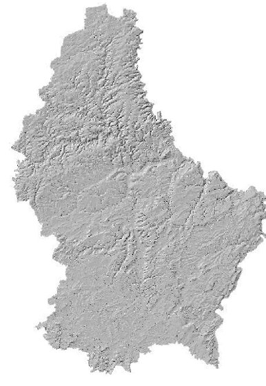 Relief LIDAR — Luxembourg